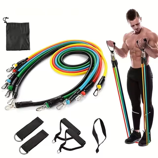 Foldable Fitness Resistance Band Set